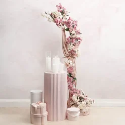 Cherry Blossom Branch Spray Dusty Pink (103cmH)