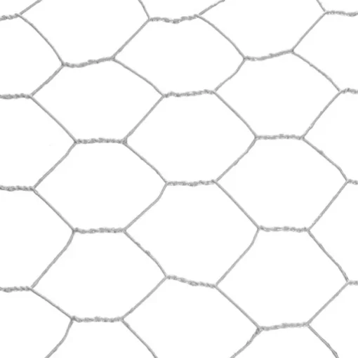 Chicken Wire Florist Rolls HexNet 24g (50cmx20m) Silver
