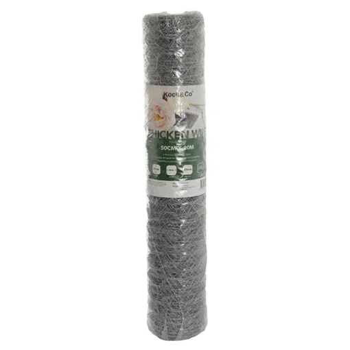 Chicken Wire Florist Rolls HexNet 24g (50cmx20m) Silver