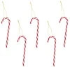 Christmas Candy Cane Pack 5 Red & White (13cmH)
