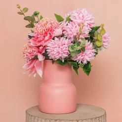 Chrysanthemum x 7 Heads Bouquet Soft Pink (11cmDx48cmH)