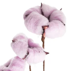 Cotton Branch 6 Heads Soft Purple (Head Size 5cm x 85cmH)