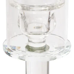 Crystal Candelabra 10 Glass Candle Holders Clear (109cmH)