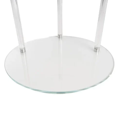 Crystal Glass 3 Tier Cake Display Stand Clear (38cmH)