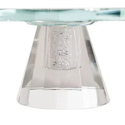 Crystal Glass Cake Stand Low Rise Clear (20cmDx6.5cmH)