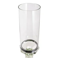 Crystal Glass Cylinder Candle Holder Clear (81cmH)