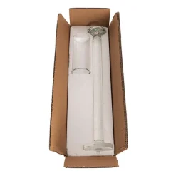 Crystal Glass Cylinder Candle Holder Clear (81cmH)