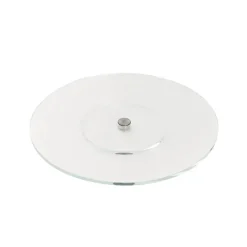 Crystal Lazy Susan Rotating Display Stand Clear (40cmDx3cmH)