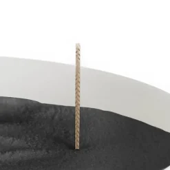 Crystal Natural Candle Sand Wax with 40 Wicks Black (1kg)