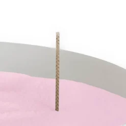 Crystal Natural Candle Sand Wax with 40 Wicks Soft Pink 1kg