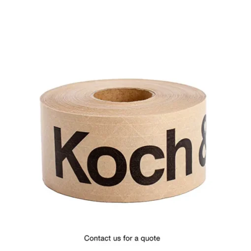 Customised Water Activated Gummed Paper Tape (72mmx92m)