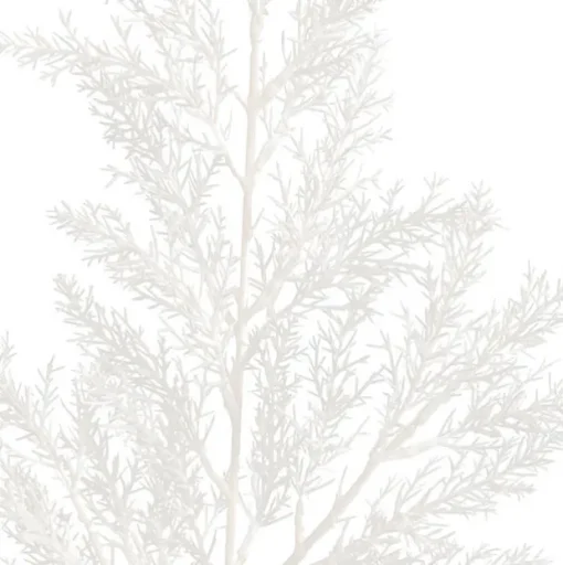 Cypress Fern Spray White (64cmH)