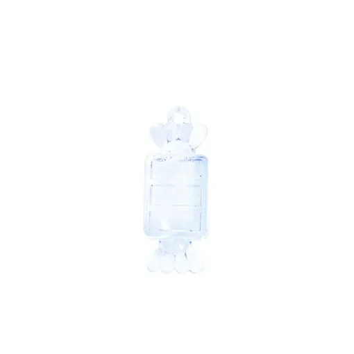 Decoration Acrylic Charms Candy Pack 12 Baby Blue (48x19mm)