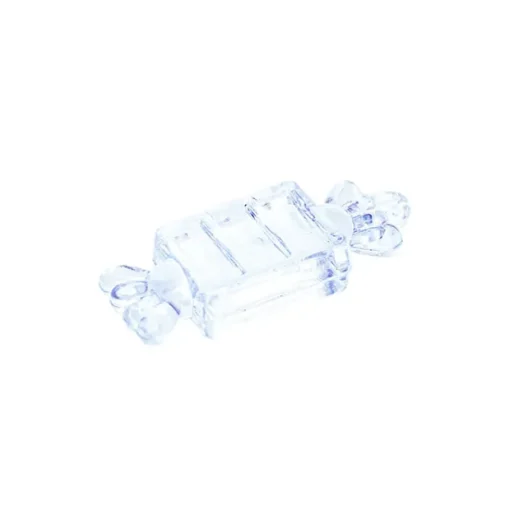 Decoration Acrylic Charms Candy Pack 12 Baby Blue (48x19mm)