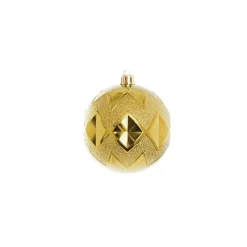 Decorative Assorted Hanging Baubles Set 24 Gold (8cmD)