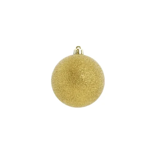 Decorative Assorted Hanging Baubles Set 24 Gold (8cmD)