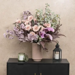 Dianthus Flower Spray Soft Pink (75cmH)