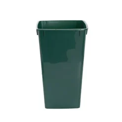 Display Flower Bucket Plastic Square 4L Green (16x16x26cmH)