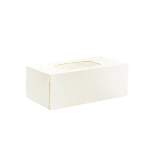2-Donut Baked Goods Window Box White (198x98x70mmH)