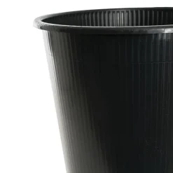 Dutch Flower Bucket Plastic Round 13L Black (28Dx33cmH)