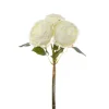 English Garden Rose Bouquet White (35cmH)