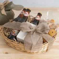 Faux Jute Ribbon Sewn Edge Natural (50mmx10m)