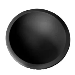 Fibreglass Compote Planter Matte Black (39cmDx25cmH)