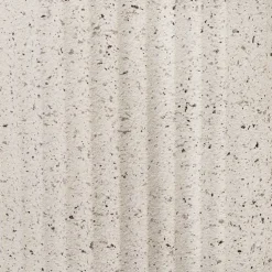 Fibreglass Fluted Round Plinth Dotted Cream (40x70cmH)