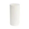 Fibreglass Plinth Round Limestone White (33cmDx71cmH)