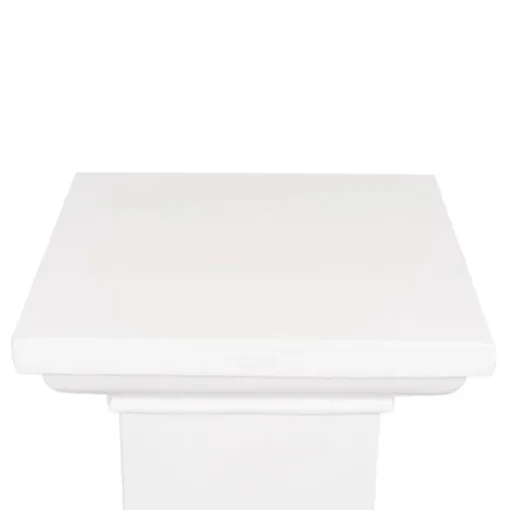 Fibreglass Square Pedestal Gloss White (46x46x83cmH)