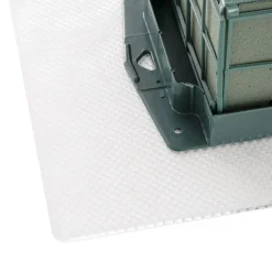 Floral Rubber Anti Slip Grip Mat Clear (20x40cm)