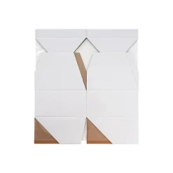 Flower Bouquet Classic POD Med Pack 5 White (17.5x17.5x27cm)