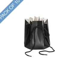 Flower Bouquet Designer Pod Pack 10 Black (13.8x14.4Hcm)