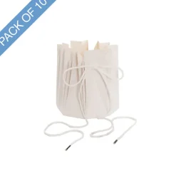 Flower Bouquet Designer Pod Pack 10 White (13.8x14.4Hcm)