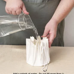 Flower Bouquet Designer Pod Pack 10 White (13.8x14.4Hcm)