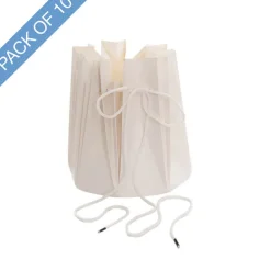 Flower Bouquet Designer Pod Pack 10 White (16.5x17Hcm)