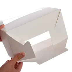 Flower Carry Box Pack 10 White (22x11.5x35.5cm)