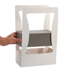 Flower Carry Box Pack 10 White (22x11.5x35.5cm)