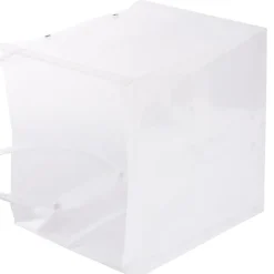 Flower Gift Carry Bag Square Clear Pk5 (25x25x22cmH)