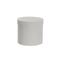 Flower Gift Hat Box Round Stone (15cmWx13.5cmH)