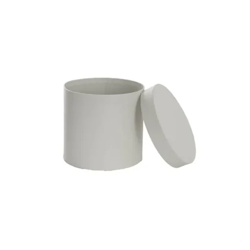 Flower Gift Hat Box Round Stone (15cmWx13.5cmH)