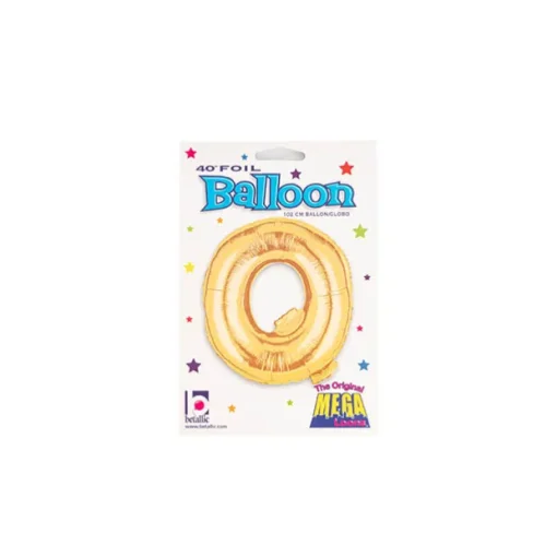 Foil Balloon 40" (101.6cmH) Letter 'Q' Gold