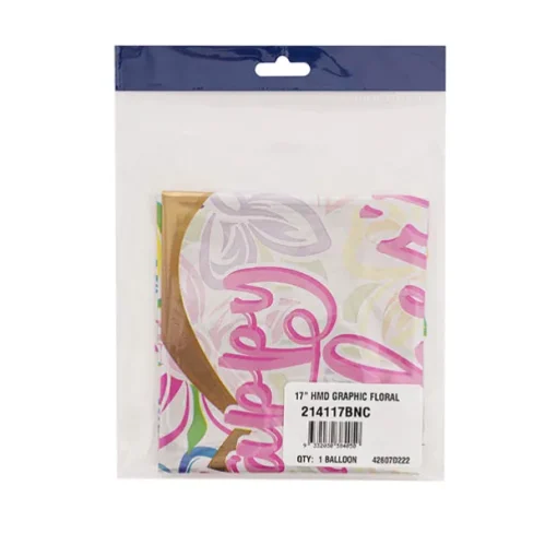 Foil Balloon 17"(42.5cm Dia) Happy Mother's Day Heart