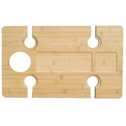 Folding Outdoor Portable Wooden Wine Table (55x35x23cmH)