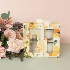 Fragrance Candle & Diffuser Gift Set Rose & Water Lily