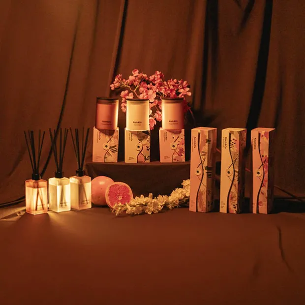 Fragrance Soy Candle White Peach (8x10.5cmH) 350g