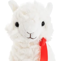 Fuzzy Wuzzy Plush Llama White (24cmHT)