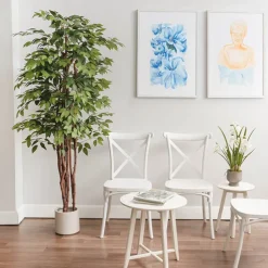 Giant Artificial Sakaki Tree Potted Green (210cmH)