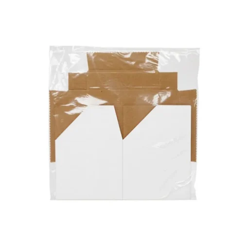Gift Box with Lid Mini Flat Pack Gloss White (13x12cmH)