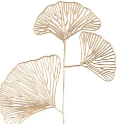 Ginkgo Leaf Spray Metallic Gold (70cmH)